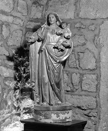 Statue : Vierge à l'Enfant