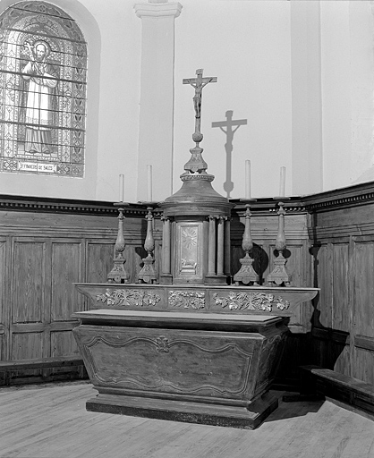 Autel, tabernacle (ensemble du maître-autel)