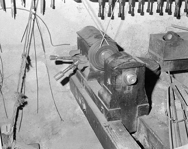 Tour à marchepied : clavier et clés de sélection.