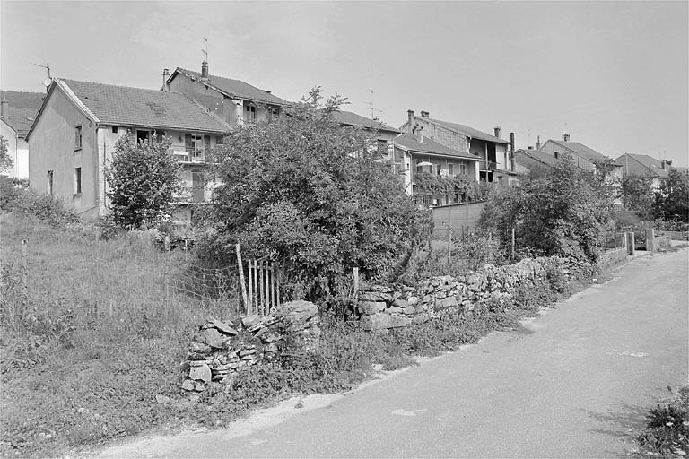 Chemin des Jardins, façades postérieures.