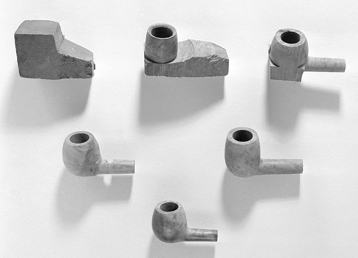 Les différentes phases de fabrication d'une pipe.