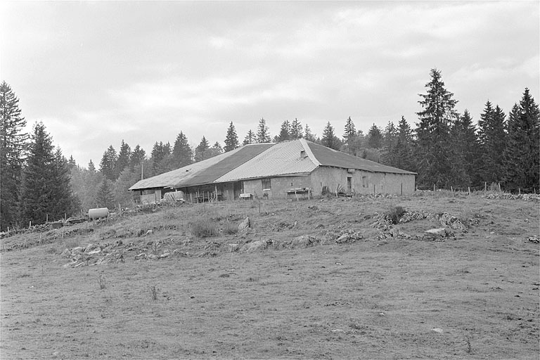 Le chalet d'estive de la Chaux Berthod, dit le Grand Chalet.