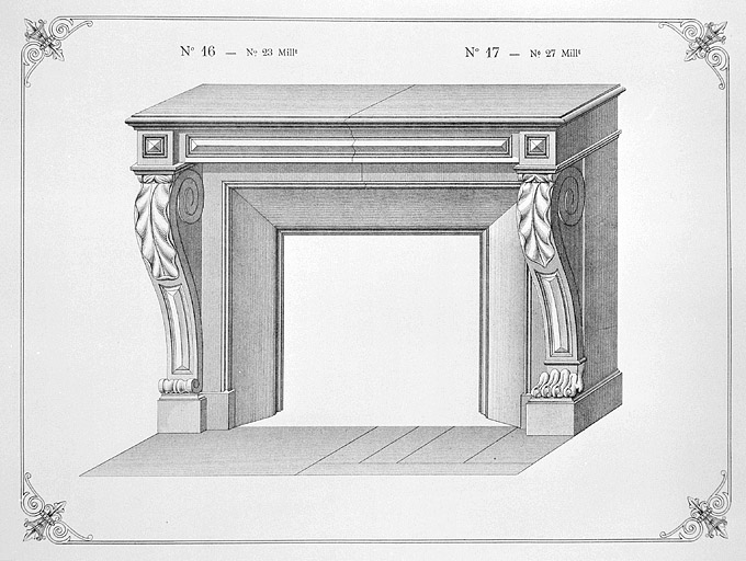 Modèles de cheminées n° 16 et 17.