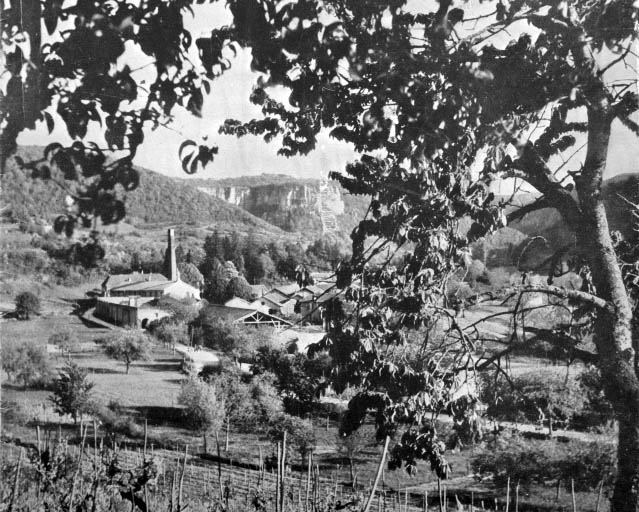 Vue d'ensemble depuis le nord.
