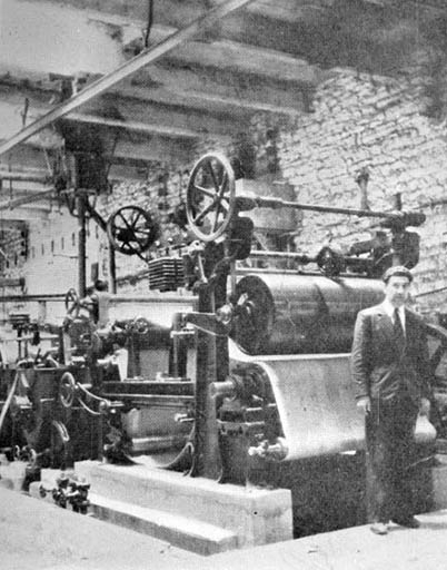 Machine enrouleuse.