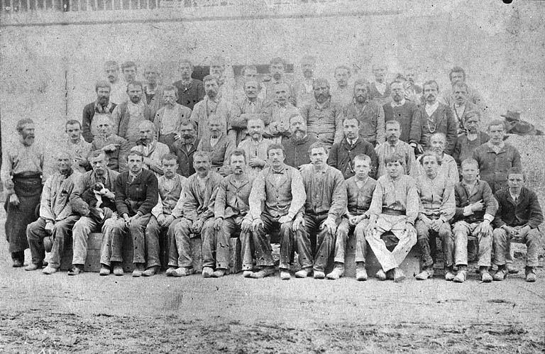 Personnel de l'usine.