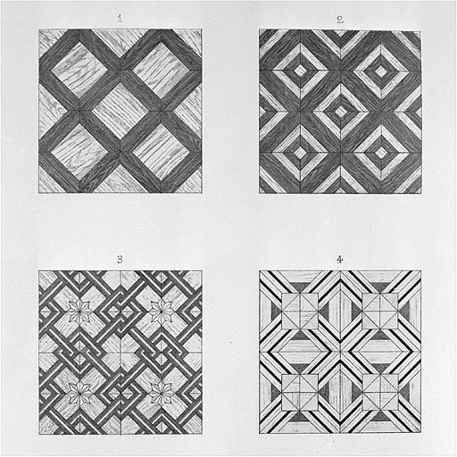 [Fabrique Gay : modèles de parquets].