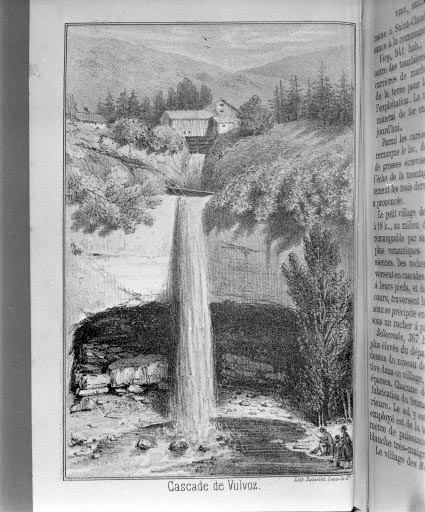 Cascade de Vulvoz [et moulin].