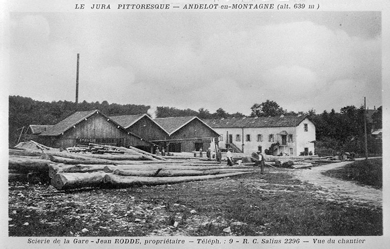Scierie de la Gare - Jean RODDE, propriétaire.