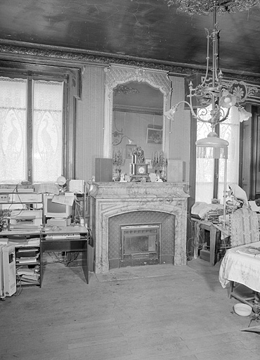 Cheminée de la salle à manger.