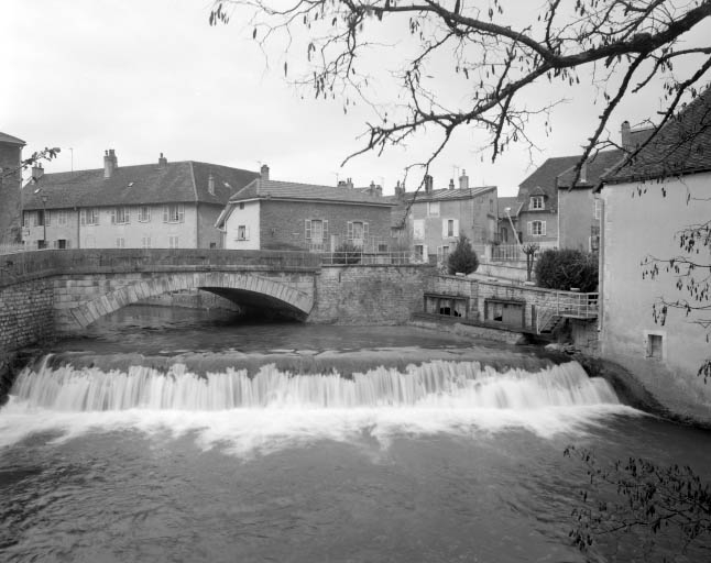 Chute d'eau sur la Cuisance.