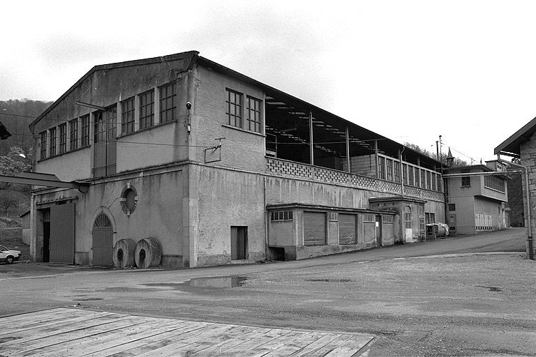 Façade sur cour de l'atelier de fabrication est.