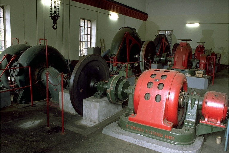 Intérieur de la centrale.