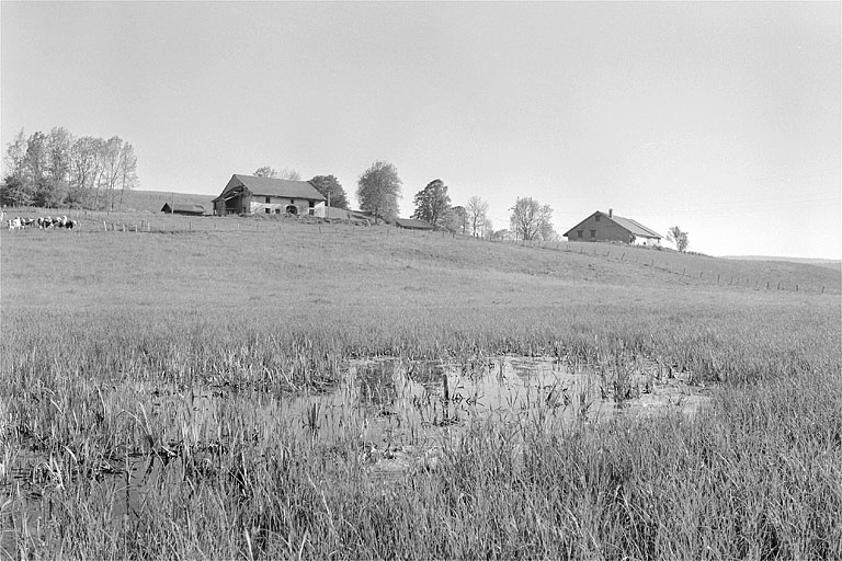 Habitat dispersé, aux Crozats.