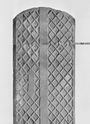 Face intérieure d'une tuile-écaille.