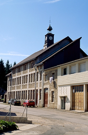 Façade antérieure de l'atelier de fabrication.