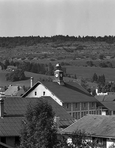 La toiture de l'usine depuis le sud-est.