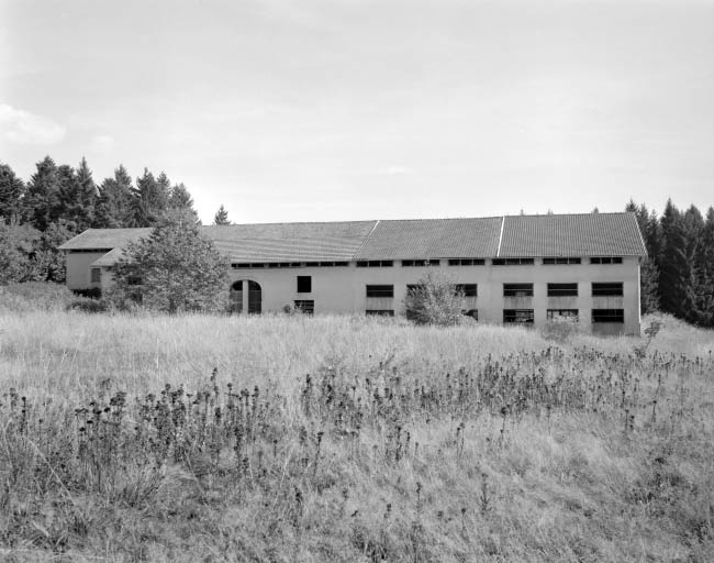 Façade postérieure du séchoir.