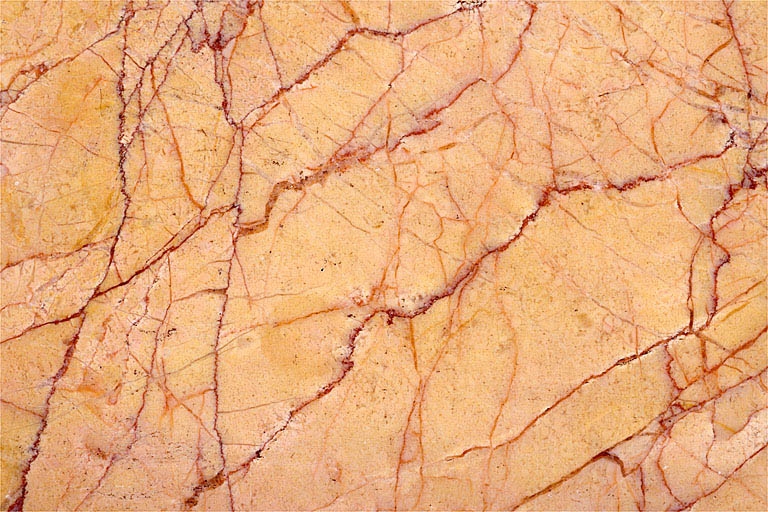 Echantillon de marbre de Pratz dit Jaune fleuri. Musée d'Archéologie, Lons-le-Saunier.