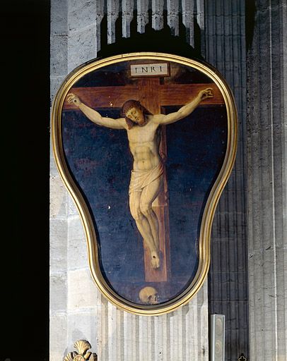 Tableau : la Crucifixion (Besançon, église paroissiale Sainte-Madeleine).
