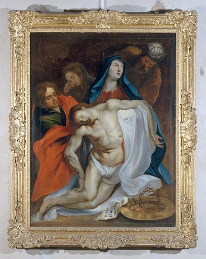 Tableau : Vierge de Pitié (Besançon, cathédrale Saint-Jean).