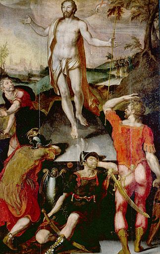 Panneau 3 recto : la Résurrection.