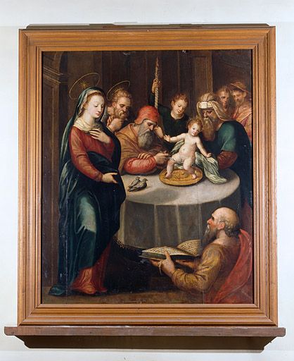 Tableau : la Circoncision (Villersexel, église paroissiale Saint-Nicolas).