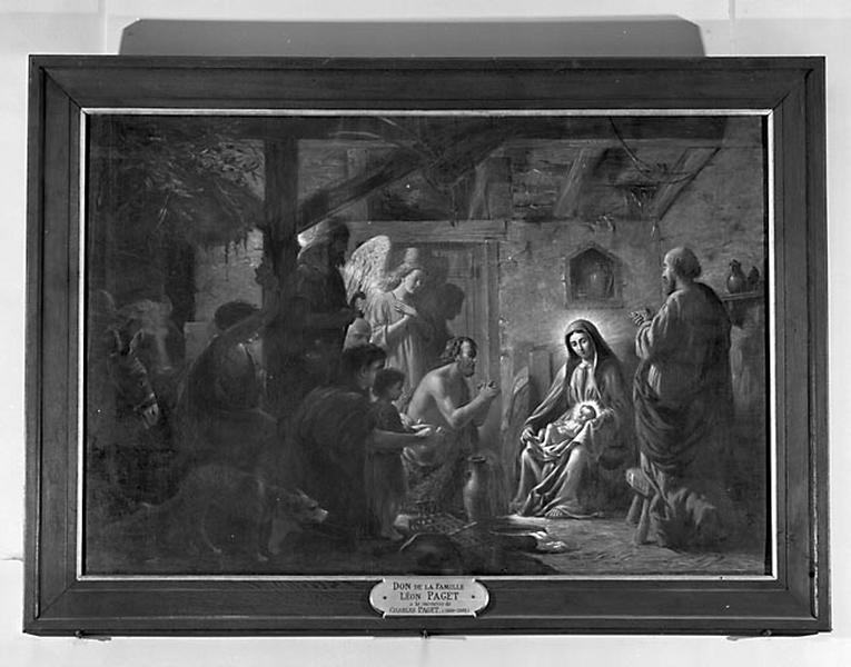 Tableau : l'Adoration des bergers