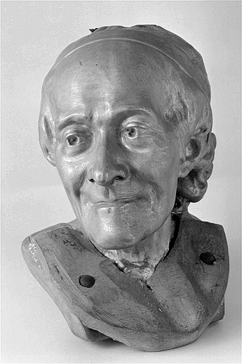 Voltaire, d'après une sculpture de Jean-Antoine Houdon.