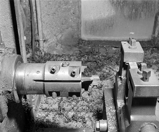 Détail du mandrin porte-outils.