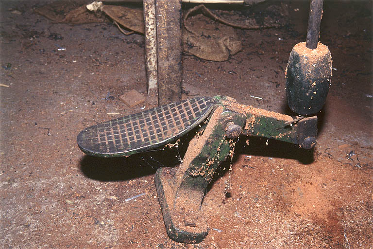 Détail de la pédale.