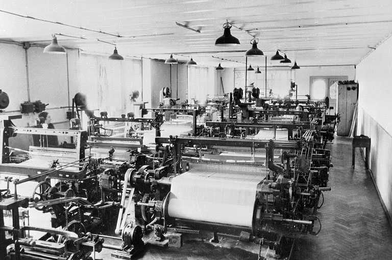 Atelier de tissage.