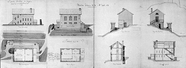 Maison d'éclusier n° 50 de Saint-Paul (canal du Rhône au Rhin)