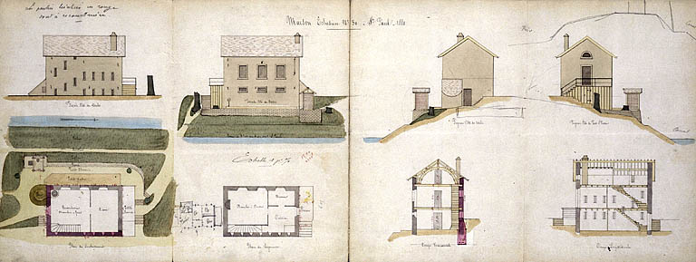 Maison éclusière n° 50 à St Paul - 1880.