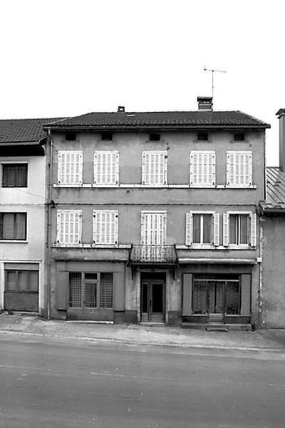 Façade antérieure.