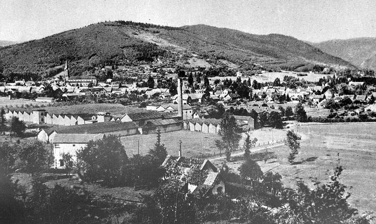 Giromagny. (Territoire de Belfort) - Vue générale.