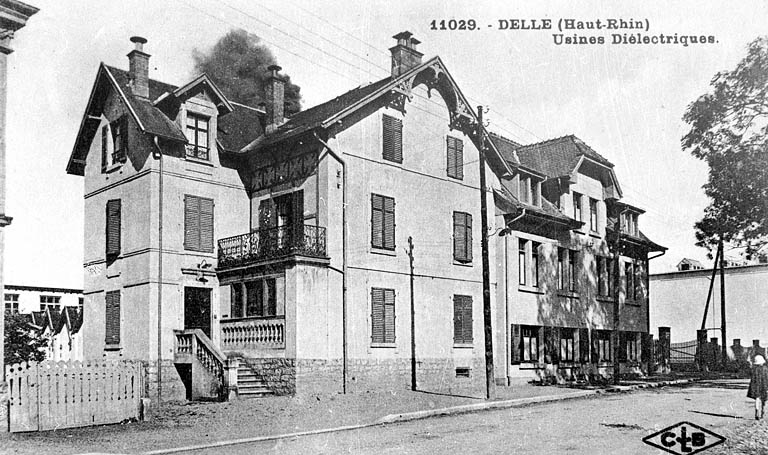 Delle (Haut-Rhin) - Usines Diélectriques.
