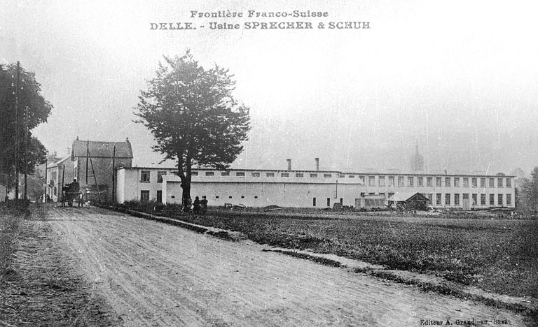 Delle. - Usine Sprecher & Schuh.