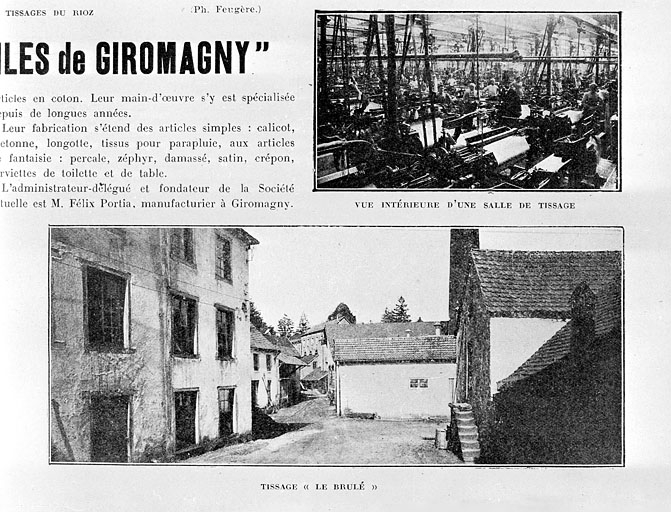 Tissage "le Brûlé".