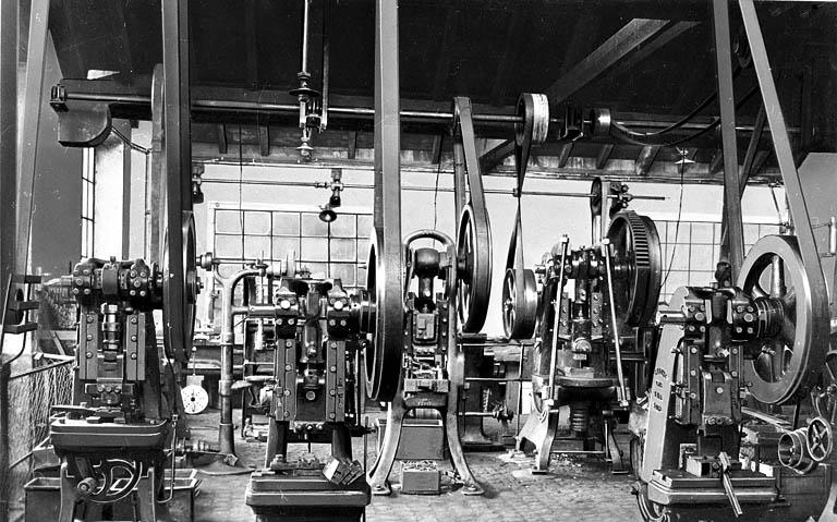 L'atelier des presses.