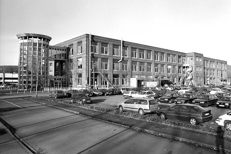 Extension de l'atelier de retordage depuis l'est.