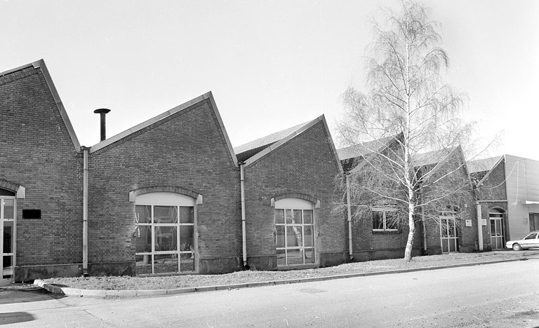 Atelier de teinturerie : façade est.