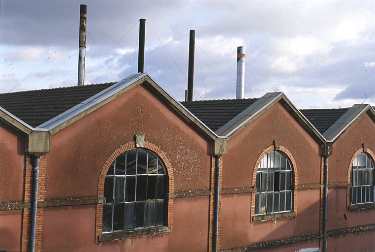Chaufferie : façade ouest.