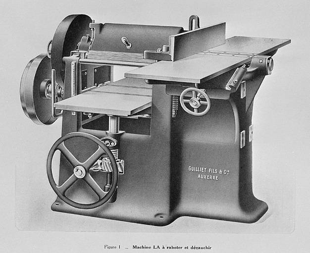 Machine LA à raboter et dégauchir.