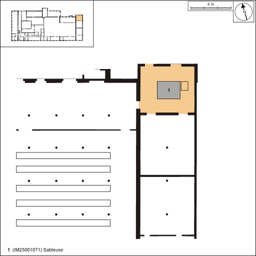 Plan de localisation de la sableuse.