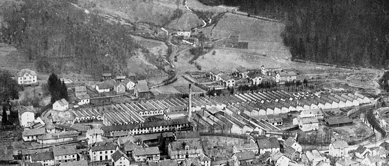 Vue générale des usines.