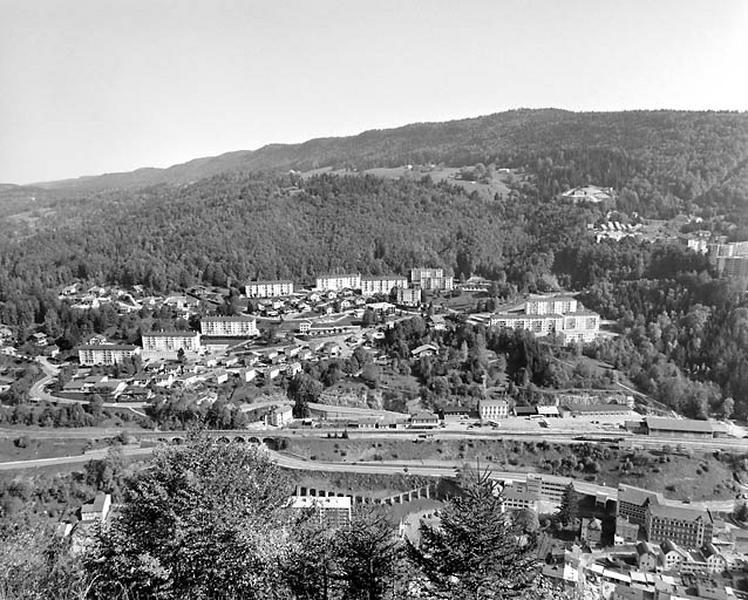 Le quartier de Villedieu, depuis l'ouest.