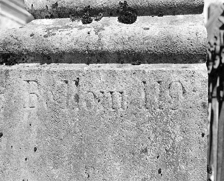 Signature du sculpteur Belloni.