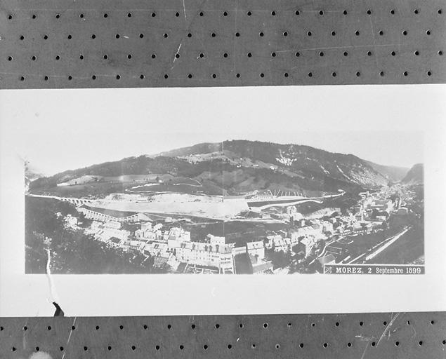 Morez, 2 septembre 1899 [vue panoramique de la gare].