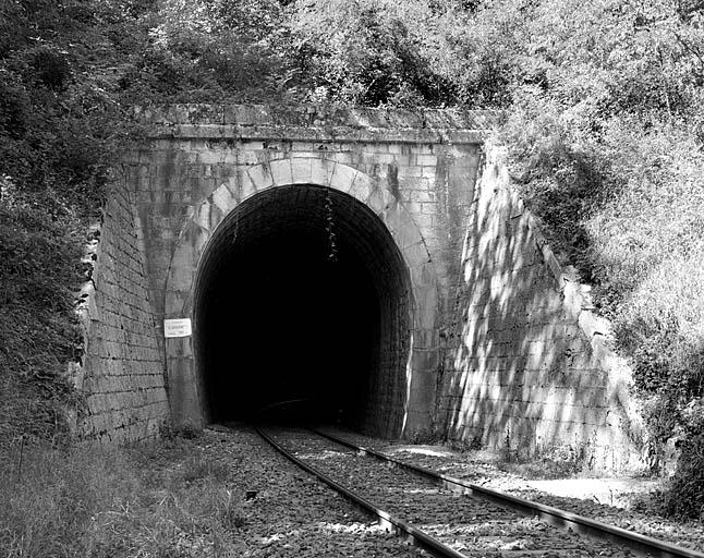 Tunnel d'Arbent 1 : tête côté La Cluse (sud-est).